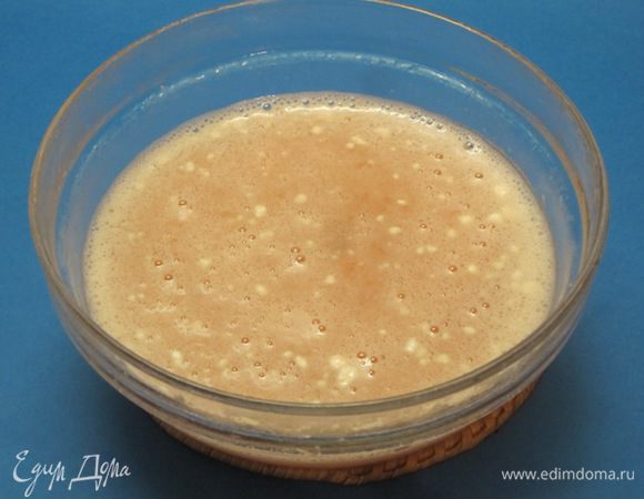 Через 1 час смесь нужно перемешать, чтобы она не расслоилась.