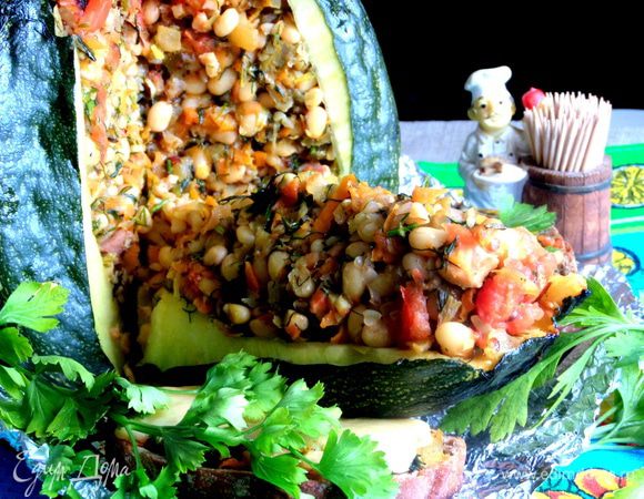 Ароматный овощной ужин готов! Если исключить мясные добавки,можно делать и в пост!