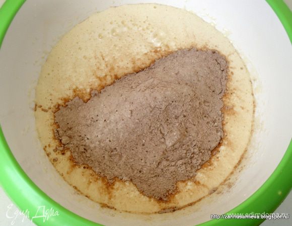 Ввести сухие ингредиенты и ...