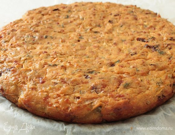 Выпекать при 180 градусах 40-45 минут до румяного верха,готовность проверяйте деревянной шпажкой.Приятного вам аппетита!