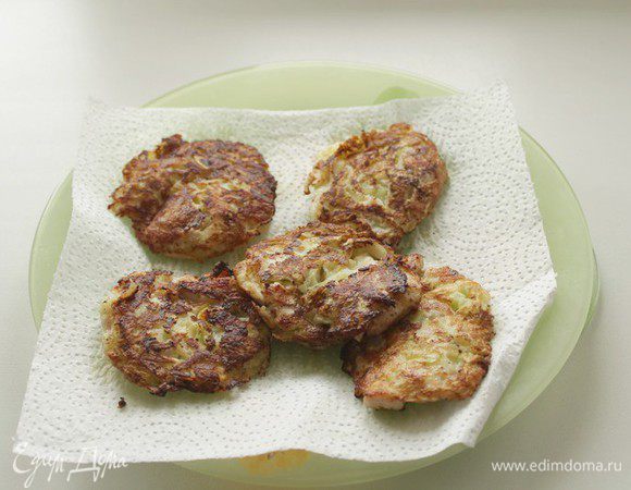 выложить на бумажное полотенце