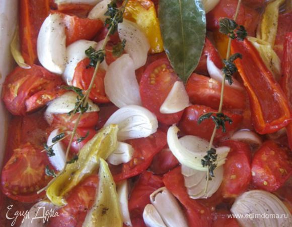 Поставить в духовку и запекать 1 час.