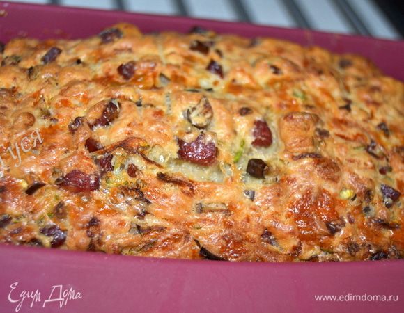 Выпекаем в течении часа в разогретой до 180гр духовке.