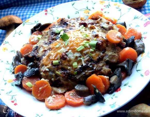 А вот и порция на тарелочке)))