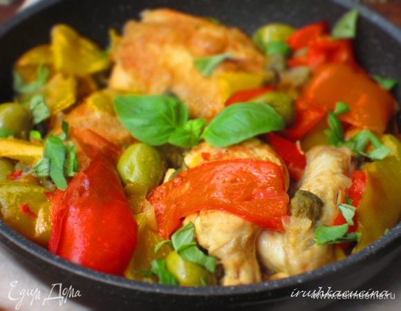 Посыпать порубленным базиликом и подавать. Приятного аппетита:))