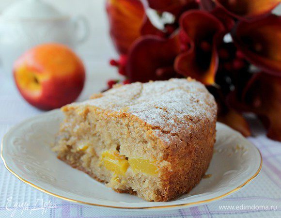 Выпекать в предварительно разогретой духовке 180-200°С в течении  50 минут.

Вытащить форму с пирогом из духовки, остудить. Посыпать сахарной пудрой.
 