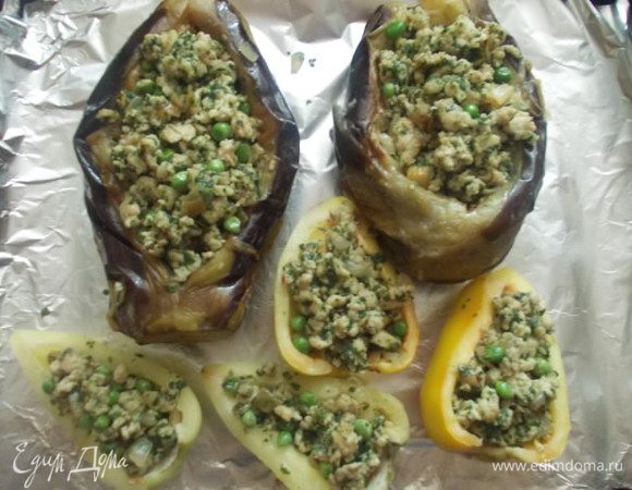 Нафаршировать их начинкой.