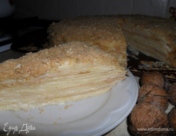 Завариваем чай, отрезаем кусочек и наслаждаемся!!!! 