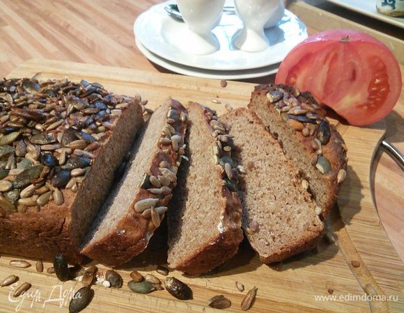 Если заняться этим накануне, весь процесс занимает 4,5 часа, то на завтрак можно насладиться свежим, домашним, полезным хлебушком. Приятного аппетита! 