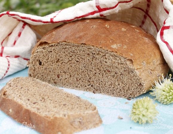 Духовку разогреть 190-200 градусов, выпекать 50 минут.
Готовый хлеб легко выскакивает из формы. Готовность хлеба: постучите по дну буханки - глухой звук.
