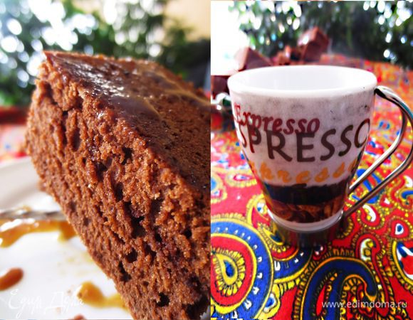 Как только торт пропитается, вкус получается божественный.
Торт также можно подавать с мороженым