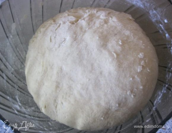 Тесто увеличилось в два раза.