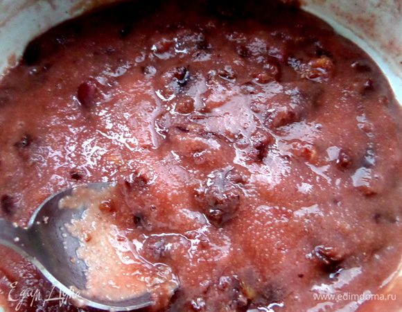 Если получается слишком густо,можно разбавить кипятком.