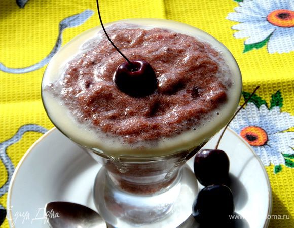 Хранить мусс в холодильнике. Его получается несколько порций! Приятного аппетита!