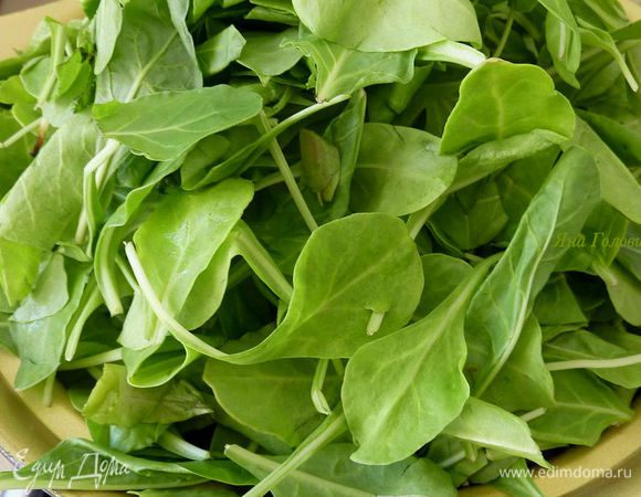 Мокрый шпинат потушить в большой кастрюле на среднем огне, периодически помешивая минут 6.
