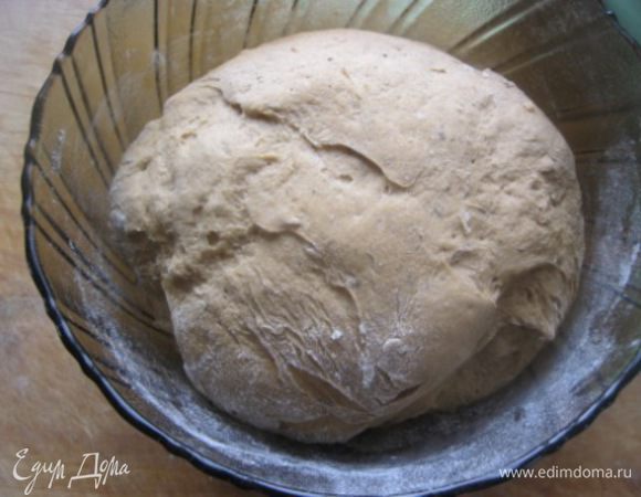 Это тесто - через час.