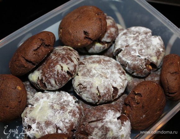 Хранить их можно в герметичной коробочке около недели. Я попробовала ещё сделать без сахарной пудры, тоже прекрасно на внешний вид, про вкус итак понятно!