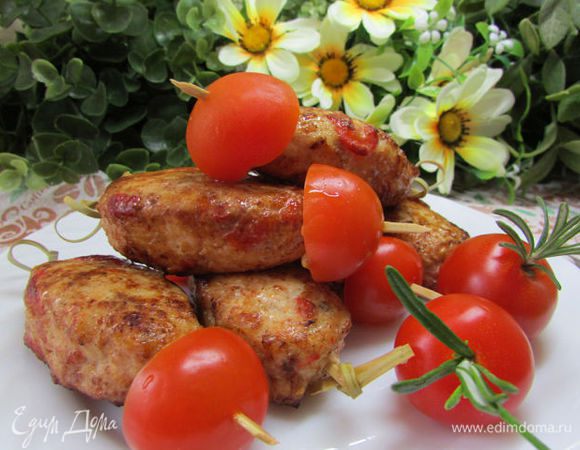 Подавать с салатным миксом или помидорами черри, сбрызнутыми уксусом и маслом.
Приятного аппетита! 