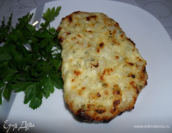 В духовку на 5-7 минут и готово. Все очень просто, но довольно вкусно, а главное  моим  понравилось! Надеюсь рецепт и Вам пригодится!!! 