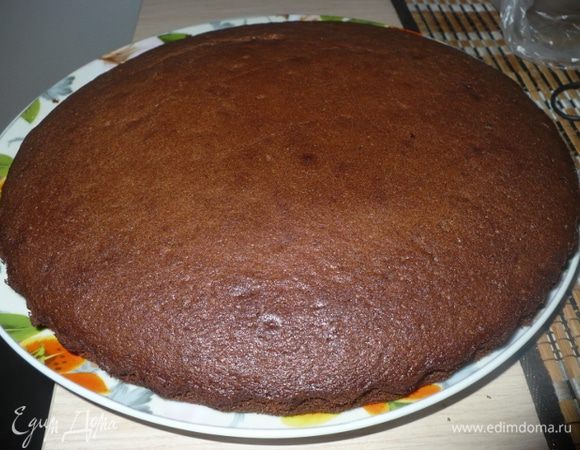 Корж готов.