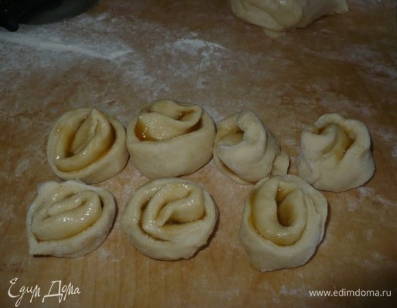 И вот такие рулетики маленькие.