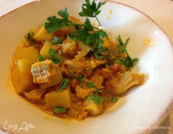 Порезать кинзу ( в моём случае-петрушку, ну не люблю я кинзу) и подавать. Успех блюду гарантирован! Приятного аппетита!