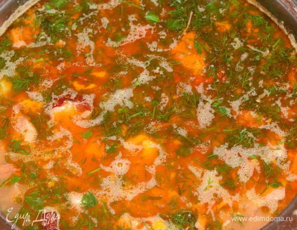 Доводим до кипения, перемешиваем, даем булькнуть еще пару раз и УСЁ! Готово!