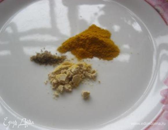 специи...
По желанию, можно использовать еще кумин ( измельченный).