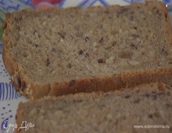 Хлеб подсушить в тостере.