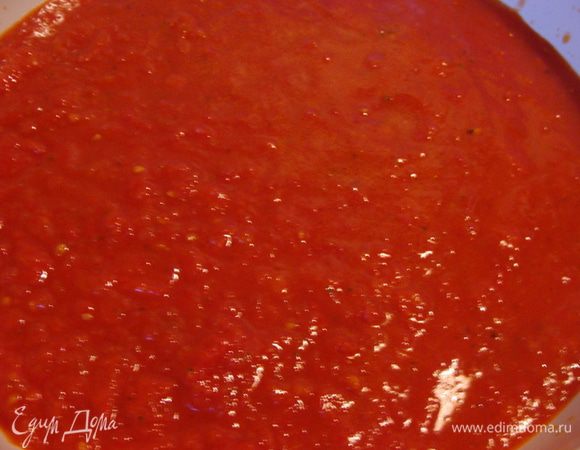 Лечо измельчить в блендере.