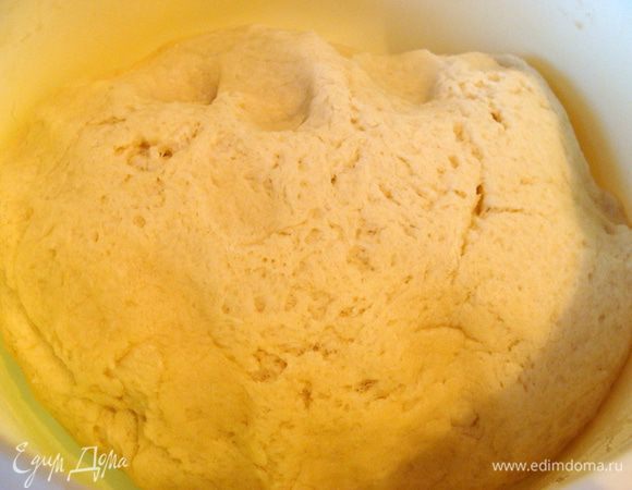 Когда тесто поднимется в 2.5 раза,