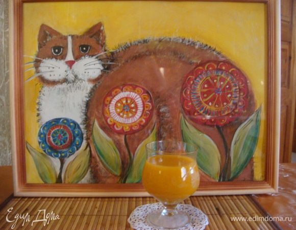 Приятного Аппетита!!!
Второй план от меня вам - для души)) Кот - на счастье.