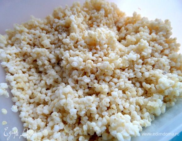 Пшено я отмеряла уже сваренное.