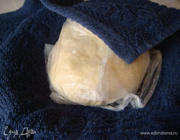 Замесить тесто не оч.тугое,обвалять в муке и в мешочек.