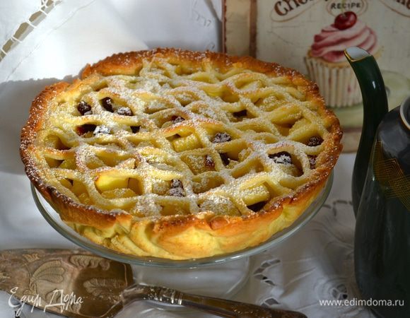 Готовый пирог остудить. Извлечь из формы... Можно слегка присыпать сахарной пудроы... И НАСЛАЖДАТЬСЯ!!! ))))