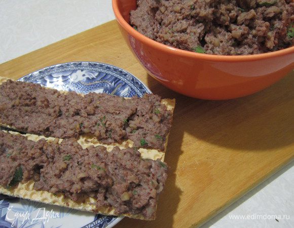 Паштет готов, очень вкусно с хлебом, тостами, хлебцами. Приятного аппетита!