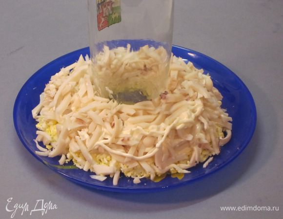 2-й слой - кальмары.