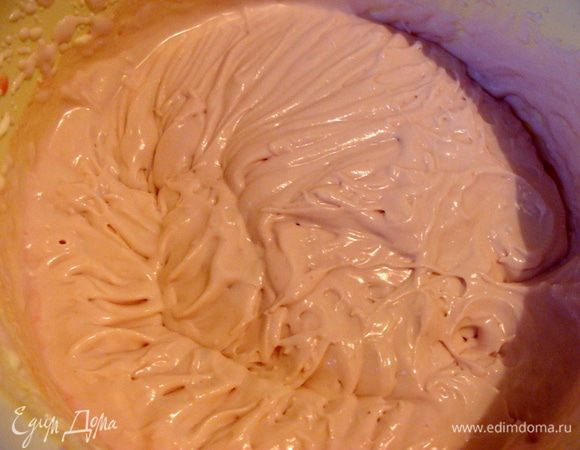 вишневым соком и желатином.