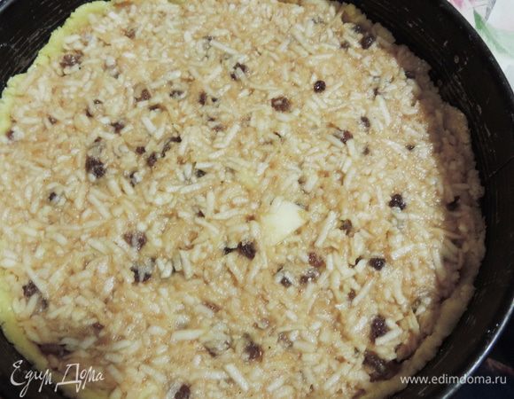 Выкладываем начинку.