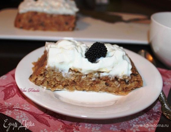 Очень неплохо здесь будут смотреться взбитые сливки и фрукты/орешки.
Приятного аппетита!!
