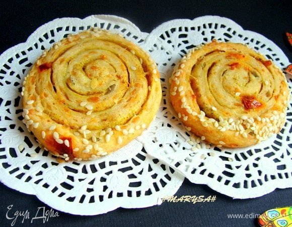 Это печенье с кунжутом.