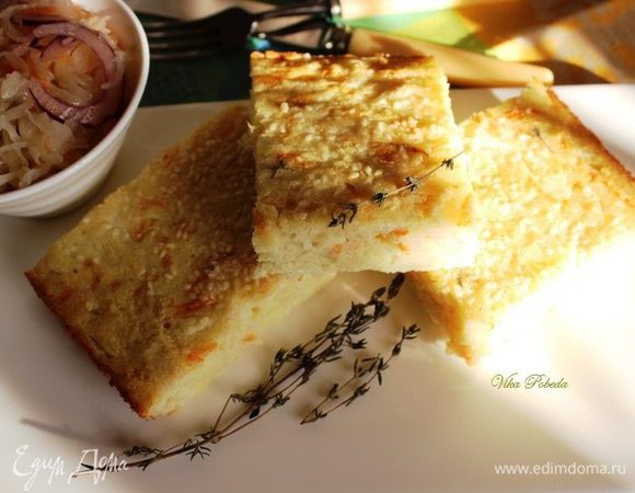 Дать немного остыть и можно нарезать!
