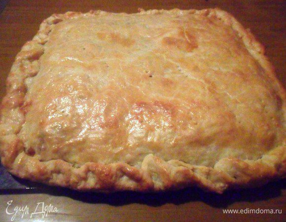 Выпекать при 180С 45-50 минут.
Пирог остудить на решётке.