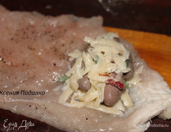 .. и посыпаем опять сыром.