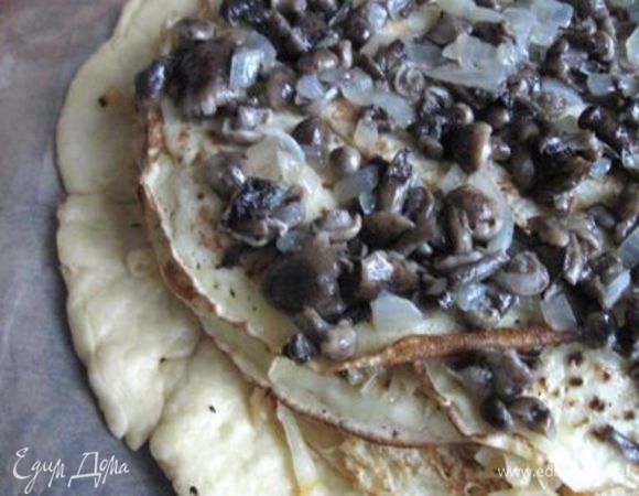 Блины. Грибная начинка.