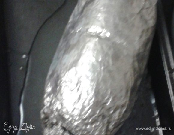  Аккуратно достаем рулет из воды, 