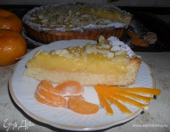 Украшаем миндальными хлопьями. Приятного чаепития!