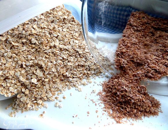 Вот такие полезности я использовала в тесте,но можете просто взять обычную муку!