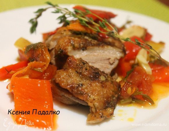 Подаем блюдо горячим, с бокалом сухого белого вина. Приятного аппетита!