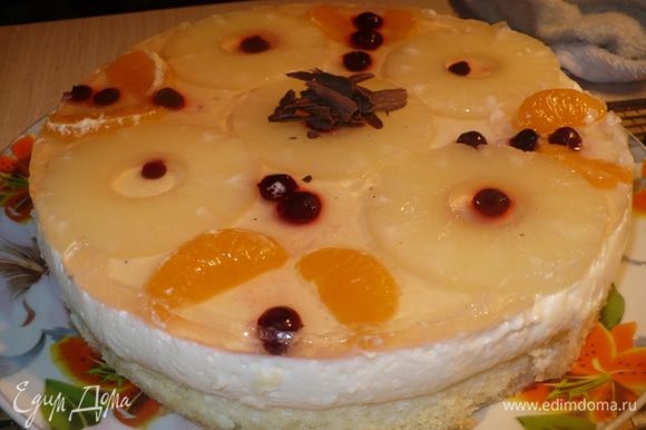 Торт Фруктово-йогуртовый, пошаговый рецепт на 4312 ккал, фото,  ингредиенты - natulyanik